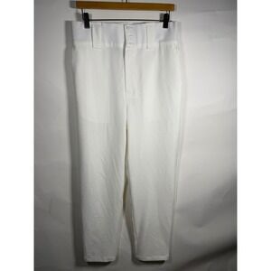 ORTTU White High Waisted Triple Button Tapered Trousers Mens Pants